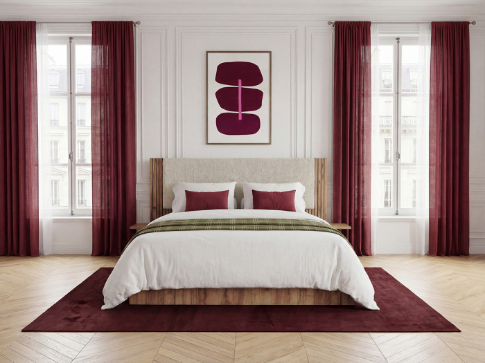 Lit coffre LIOR avec chevets intégrés