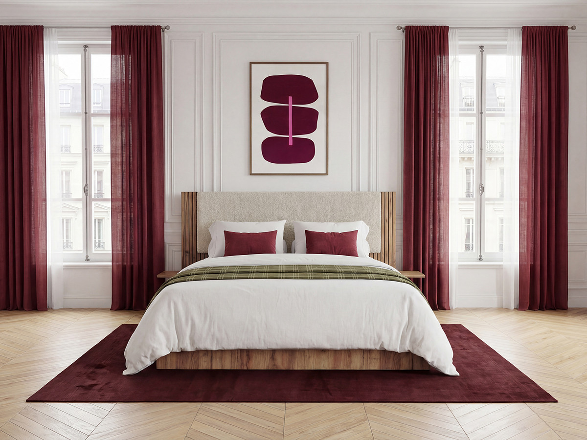 Lit coffre LIOR avec chevets intégrés