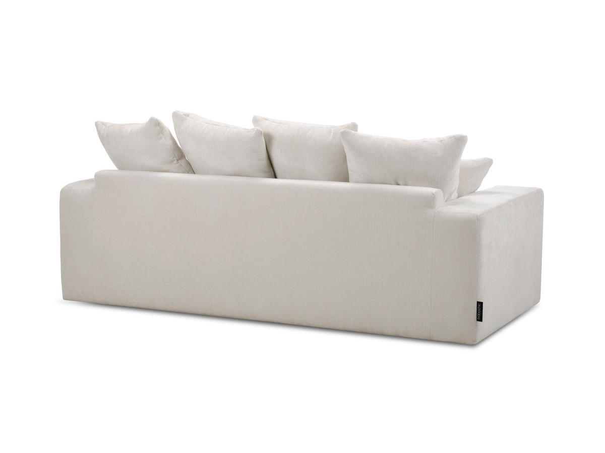Sofa prosta 2-osobowa nierozkładana NEVADA, gładka tkanina