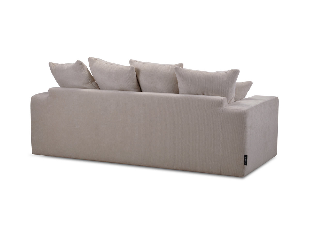 Sofa prosta 2-osobowa nierozkładana NEVADA, gładka tkanina