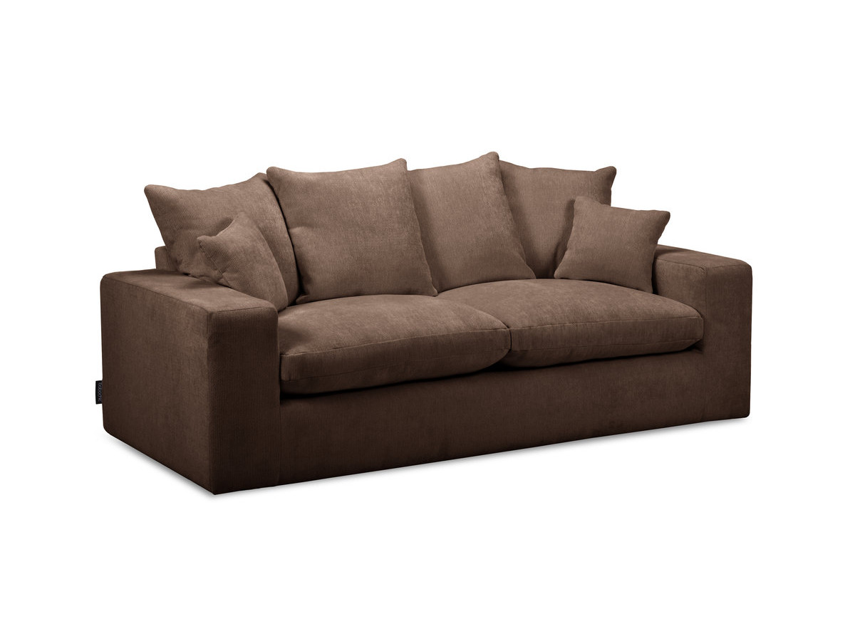 Sofa prosta 2-osobowa nierozkładana NEVADA, gładka tkanina