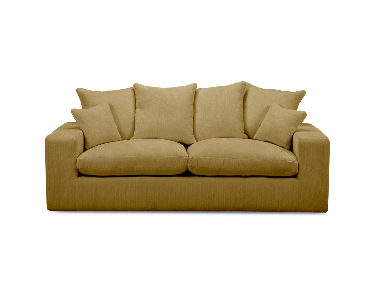 Sofa prosta 2-osobowa nierozkładana NEVADA, gładka tkanina