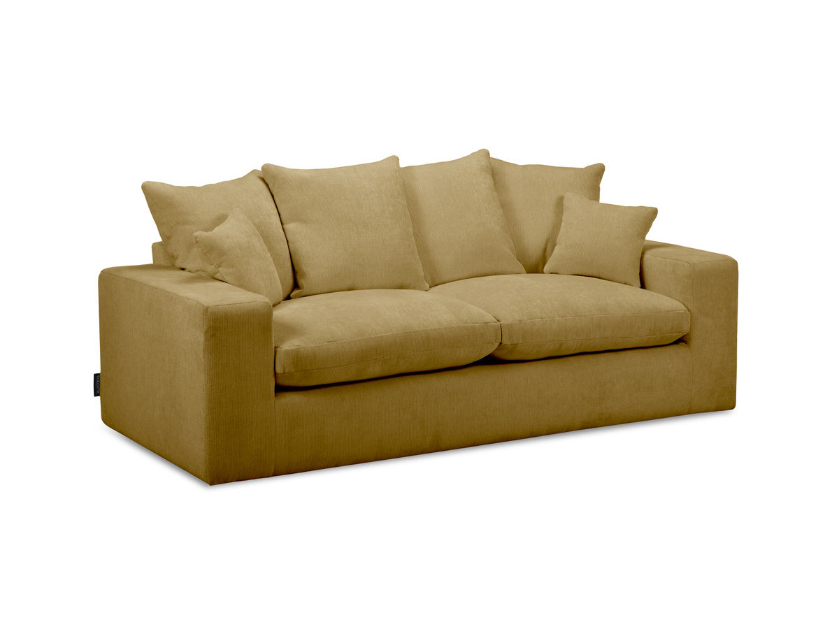 Sofa prosta 2-osobowa nierozkładana NEVADA, gładka tkanina