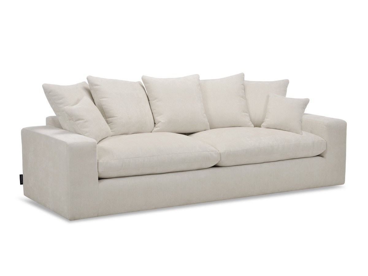 Sofa prosta 3-osobowa nierozkładana NEVADA gładka tkanina
