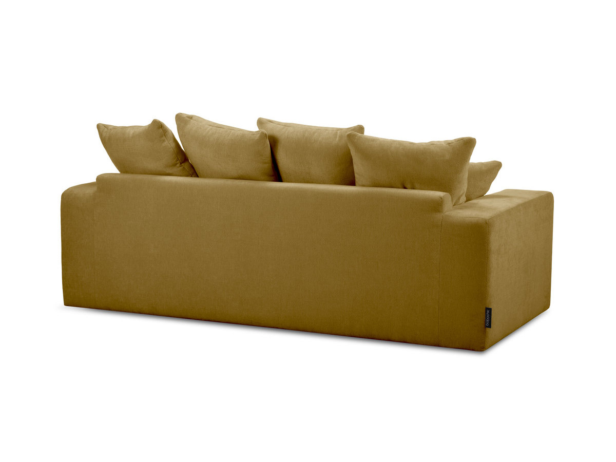 Sofa prosta 2-osobowa nierozkładana NEVADA, gładka tkanina