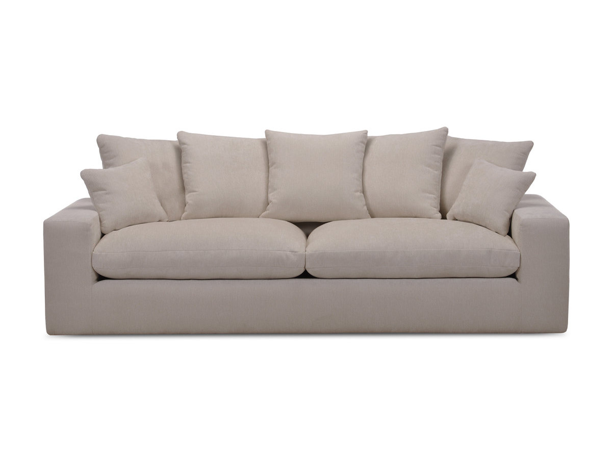 Sofa prosta 3-osobowa nierozkładana NEVADA gładka tkanina