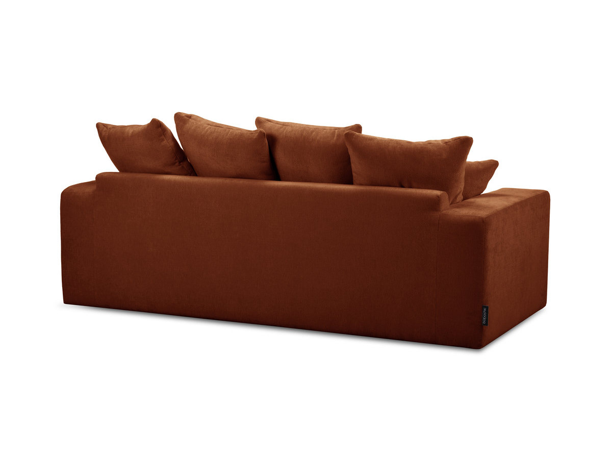 Sofa prosta 2-osobowa nierozkładana NEVADA, gładka tkanina