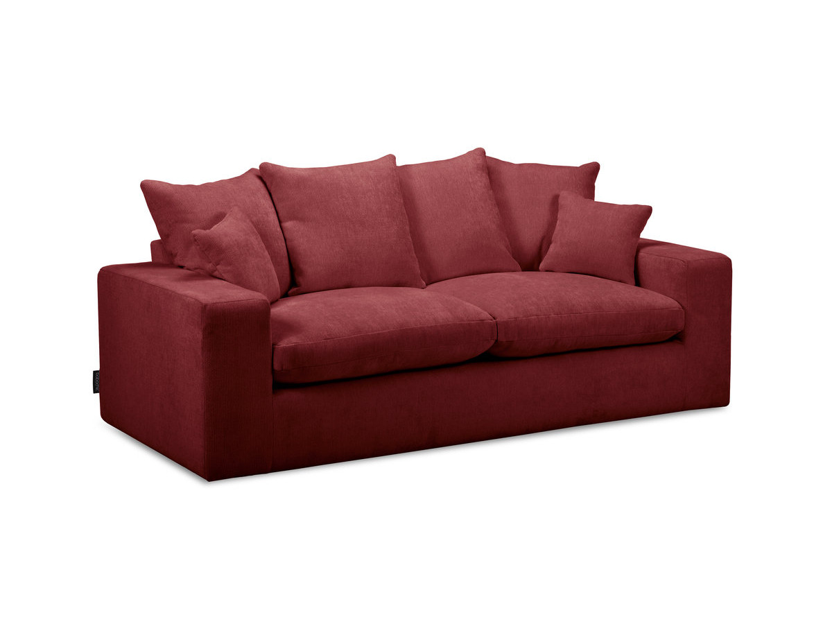 Sofa prosta 2-osobowa nierozkładana NEVADA, gładka tkanina
