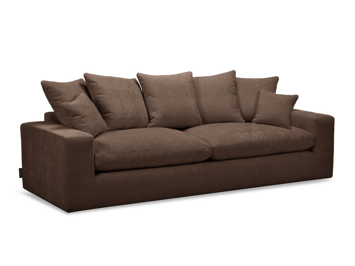 Sofa prosta 3-osobowa nierozkładana NEVADA gładka tkanina