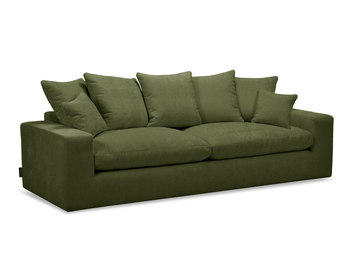 Sofa prosta 3-osobowa nierozkładana NEVADA gładka tkanina