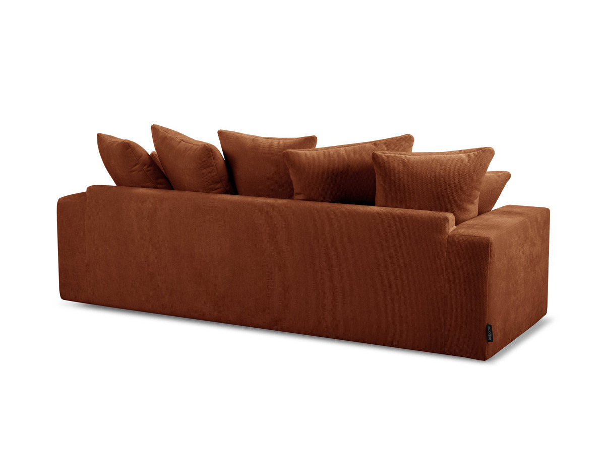 Sofa prosta 3-osobowa nierozkładana NEVADA gładka tkanina