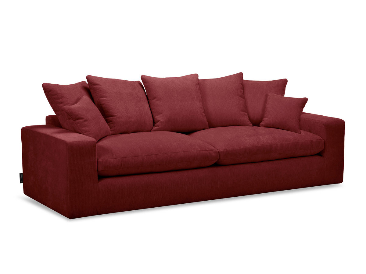 Sofa prosta 3-osobowa nierozkładana NEVADA gładka tkanina