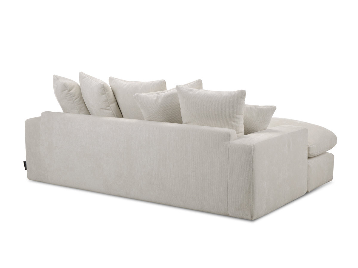 Canapé d'angle réversible compact NEVADA tissu lisse