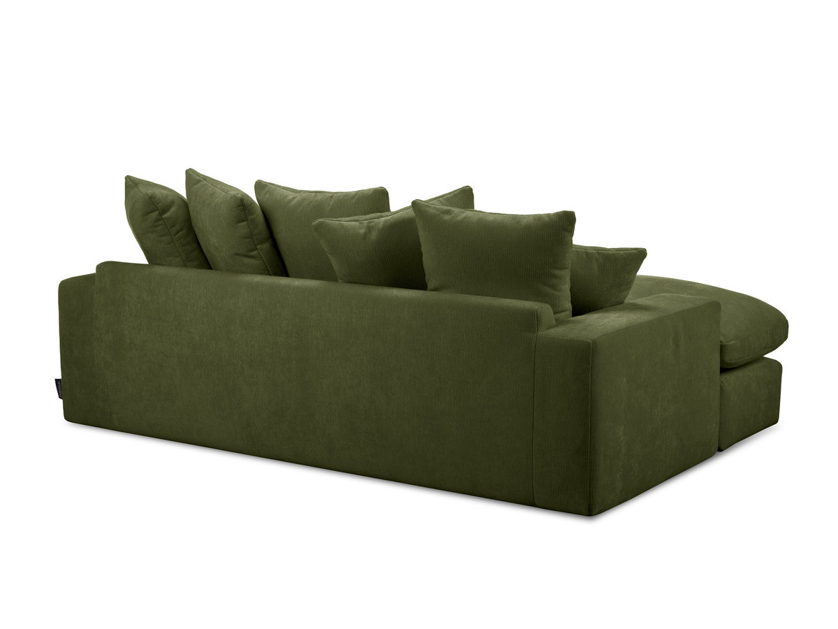 Canapé d'angle réversible compact NEVADA tissu lisse