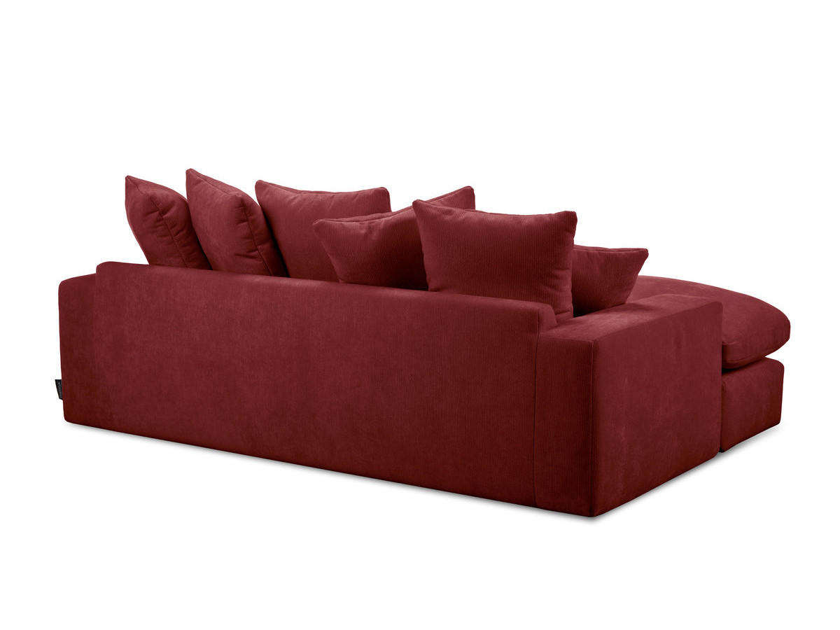 Canapé d'angle réversible compact NEVADA tissu lisse