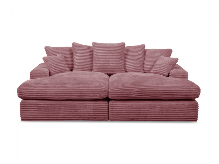 Canapé loveseat NEVADA gros côtelé doux
