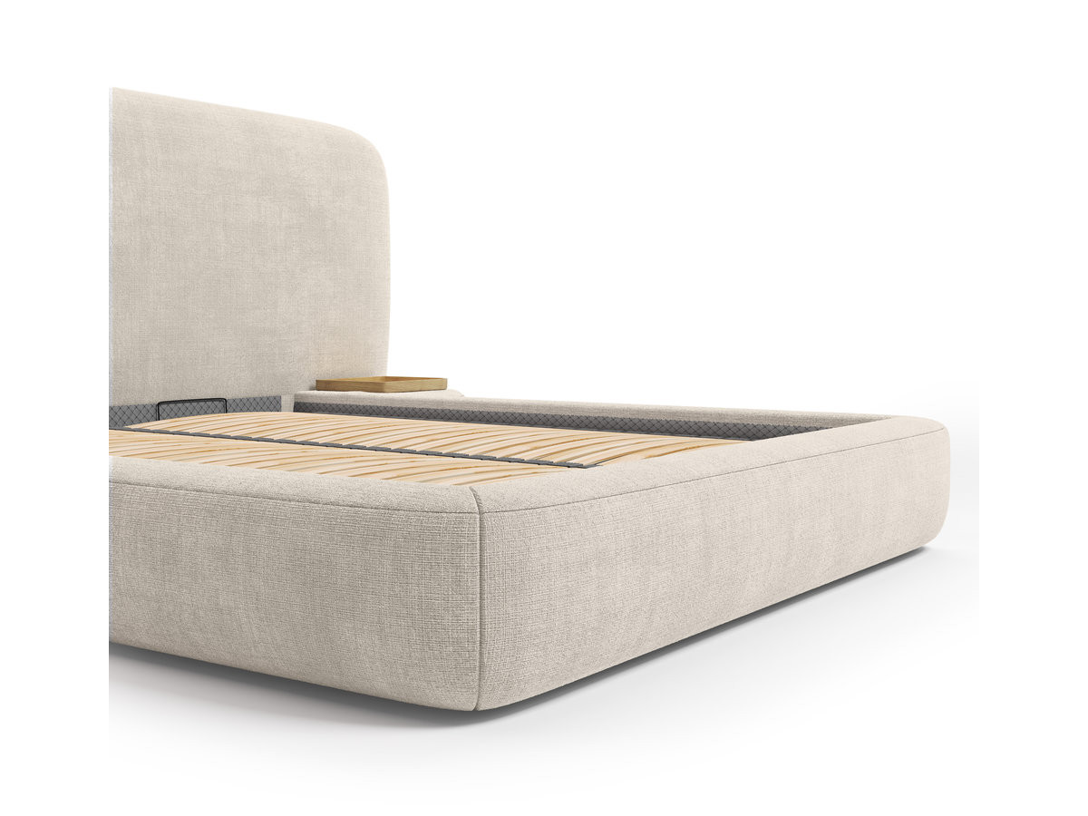 AURAE bed met opbergruimte en geïntegreerde nachtkastjes