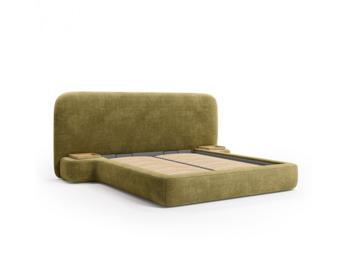 Lit coffre AURAE avec chevets intégrés