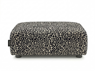 Pouf SIDONIE motif léopard