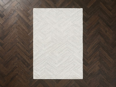 Tapis poils courts TRINA motif graphique