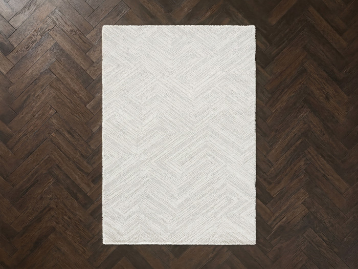 Tapis poils courts TRINA motif graphique