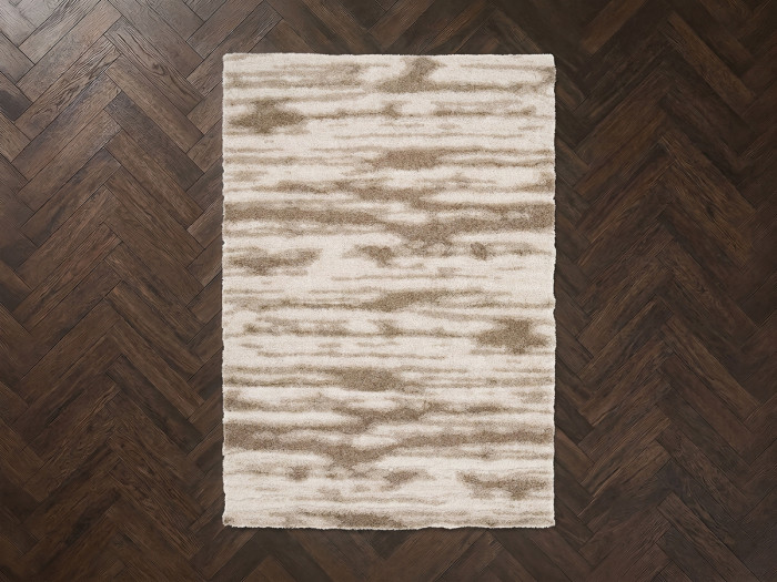 Tapis poils longs TELIRA motif abstrait