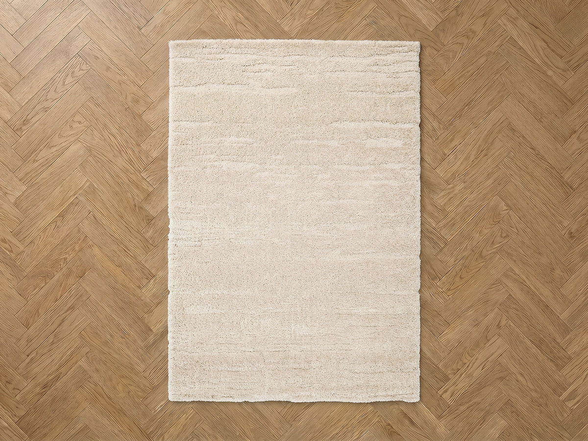 Tapis poils longs TELIRA motif abstrait