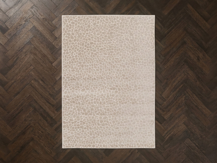 Tapis poils ras GISO motif abstrait