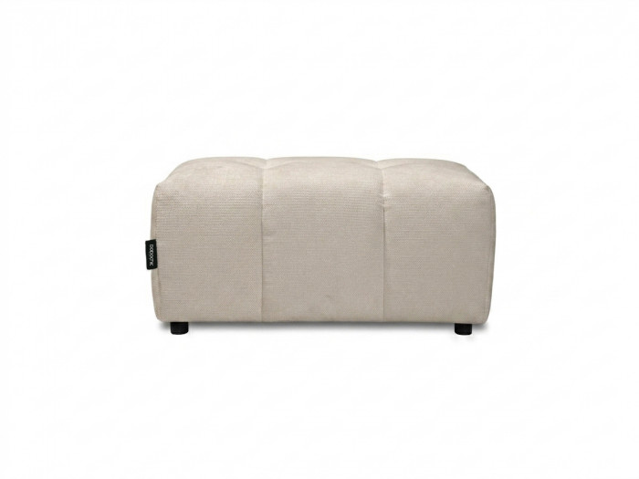 Pouf ROXELANE tissu chiné