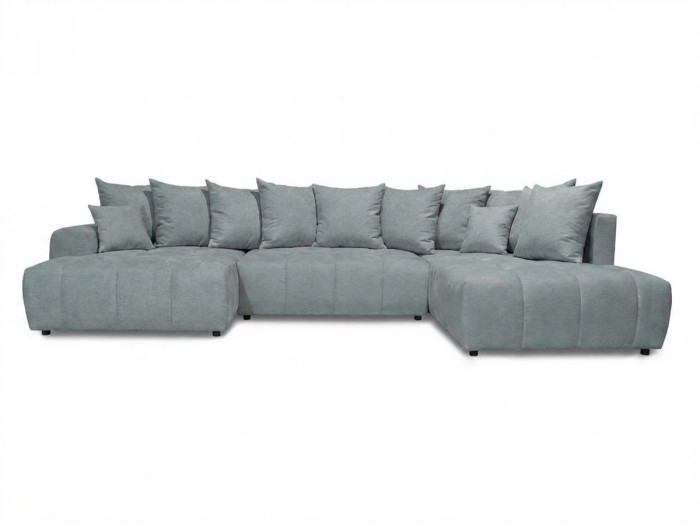 Canapé panoramique convertible ROXELANE tissu chiné
