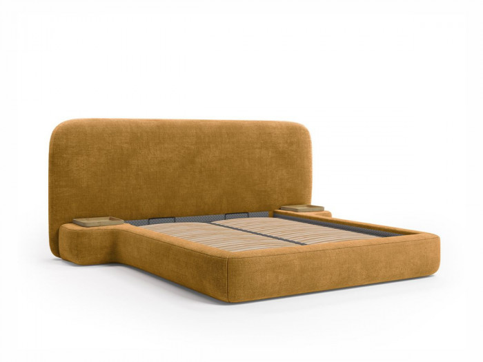 Lit coffre AURAE avec chevets intégrés