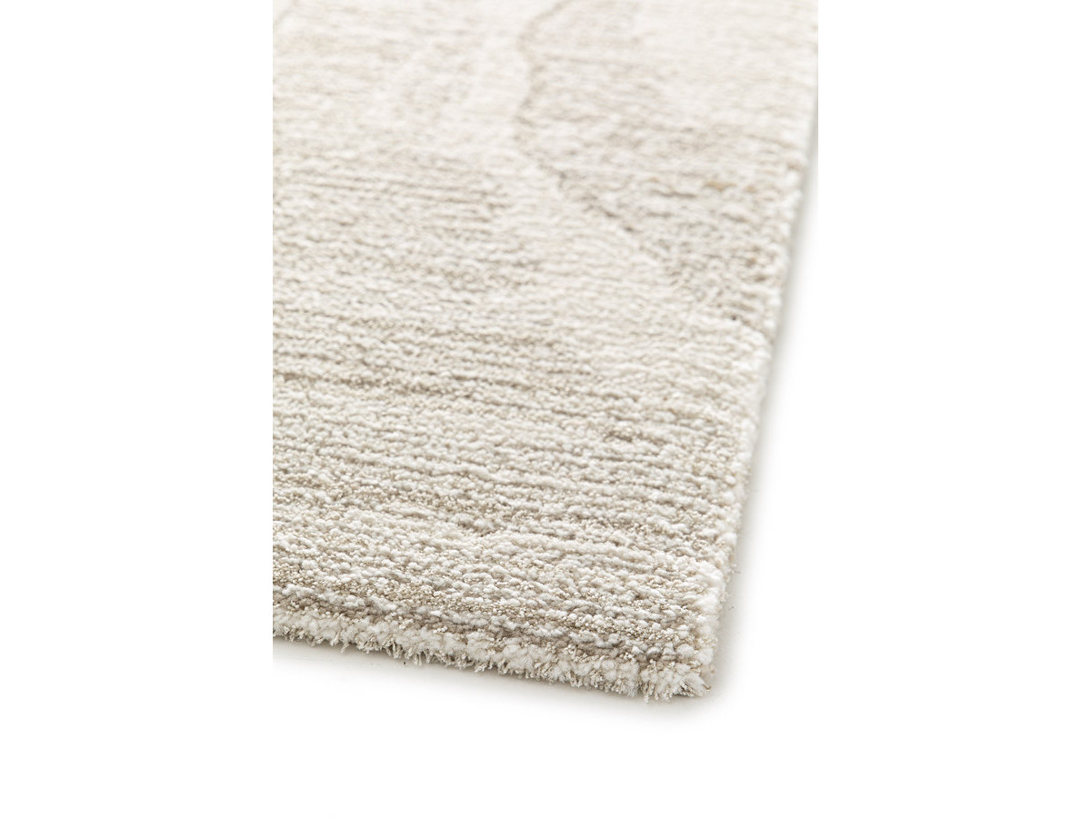 Tapis poils courts DUNE motif abstrait beige — vue 6