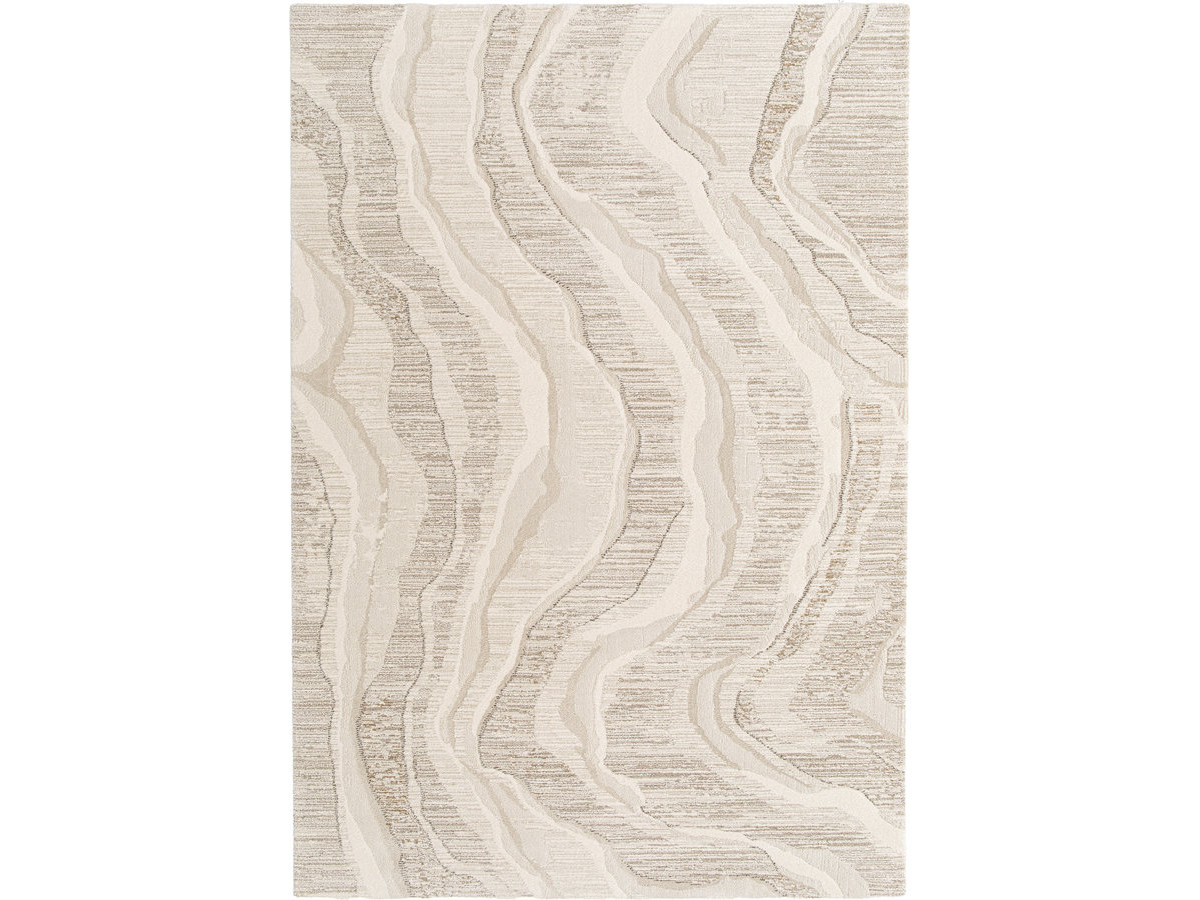 Vloerkleed met korte pool DUNE met abstract patroon