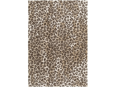 Tapis poils courts LEONE motif léopard