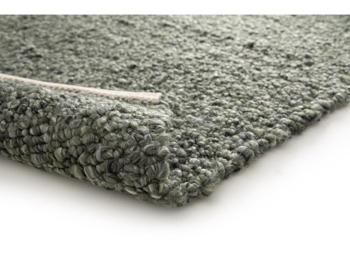 Tapis OSCAR bouclette chiné vert — vue 5