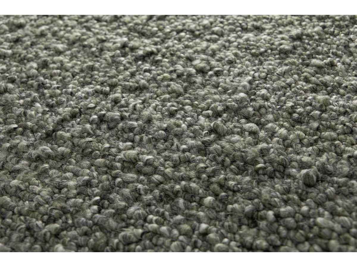 Tapis OSCAR bouclette chiné vert — vue 4