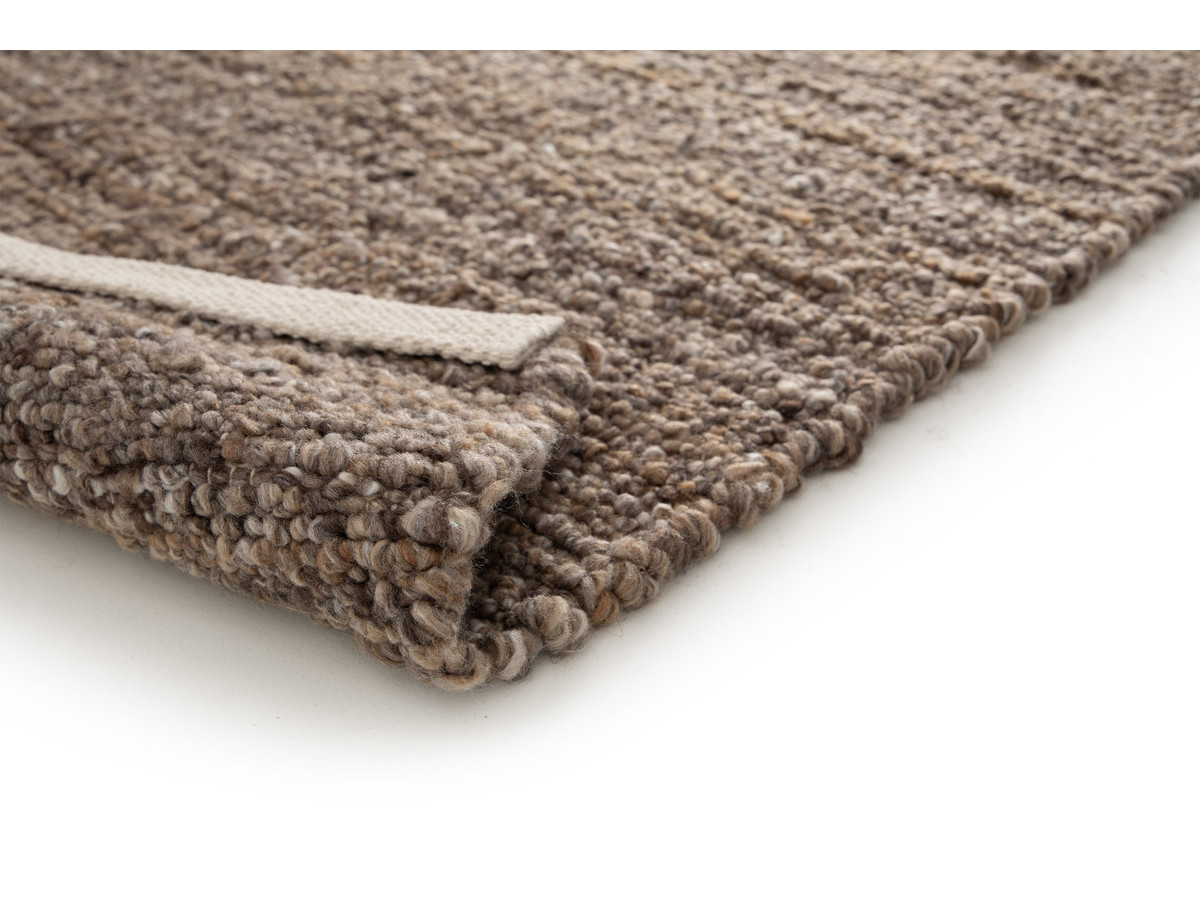 Tapis OSCAR bouclette chiné marron — vue 5