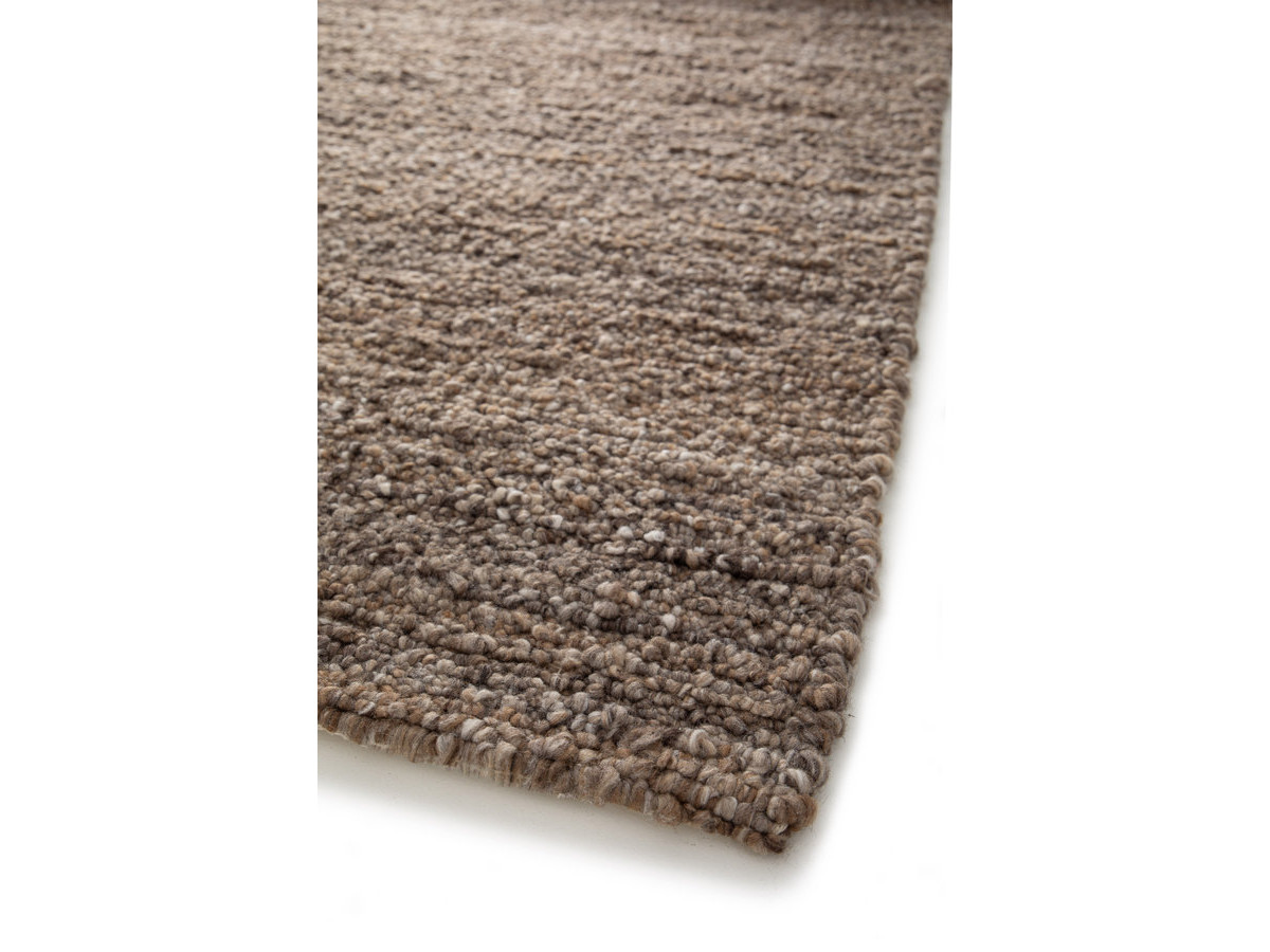 Tapis OSCAR bouclette chiné marron — vue 6