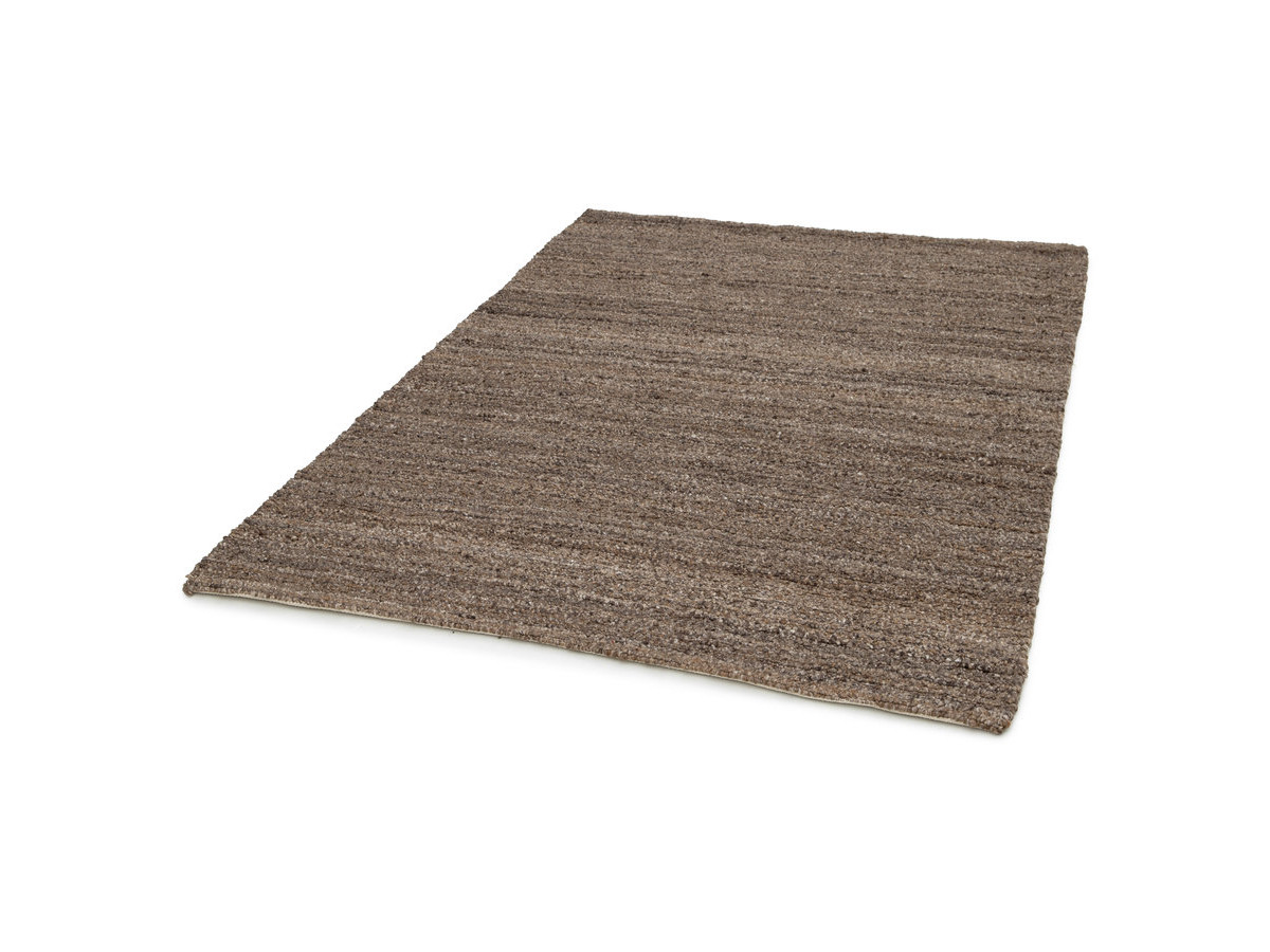 Tapis OSCAR bouclette chiné marron — vue 3