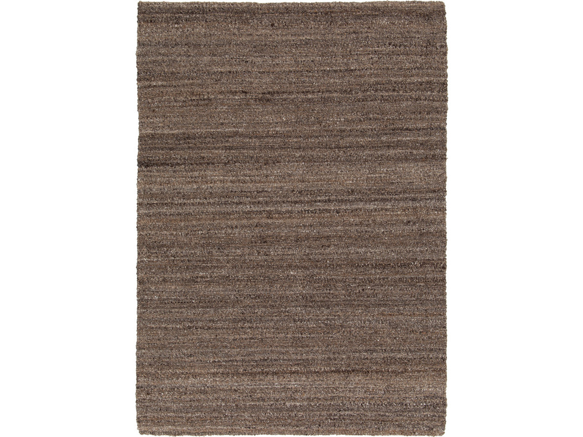 Tapis OSCAR bouclette chiné marron