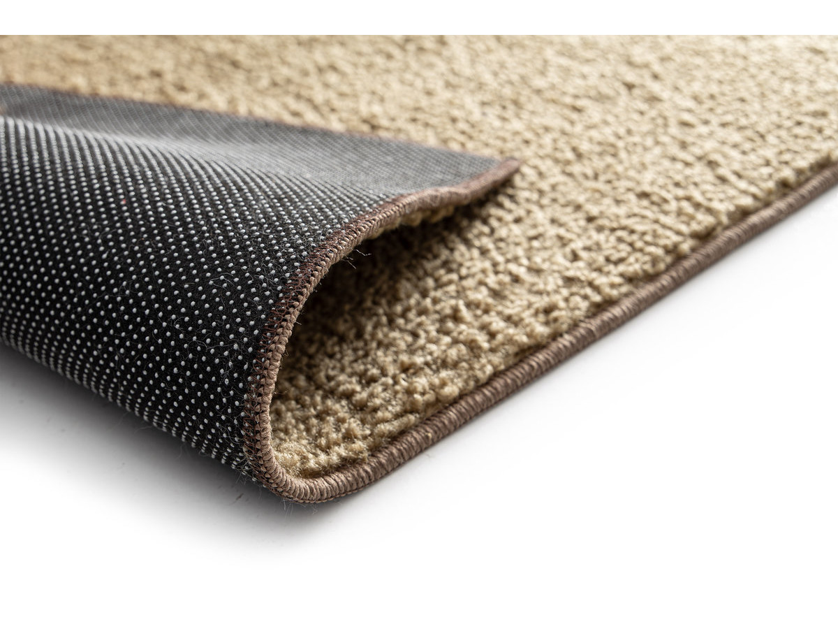 Tapis poils courts NOBU uni effet bouclette