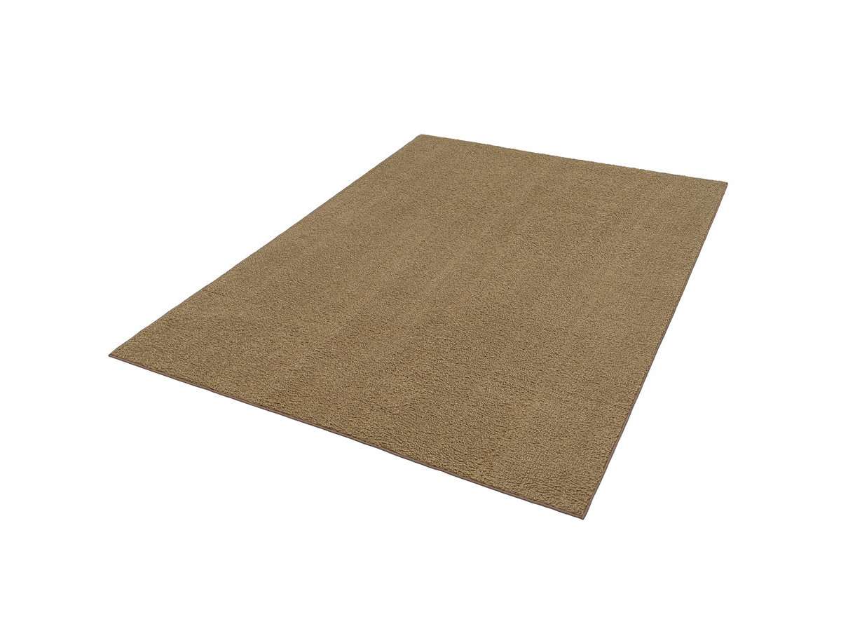 tapis poils courts nobu uni effet bouclette gekleurd jaune
