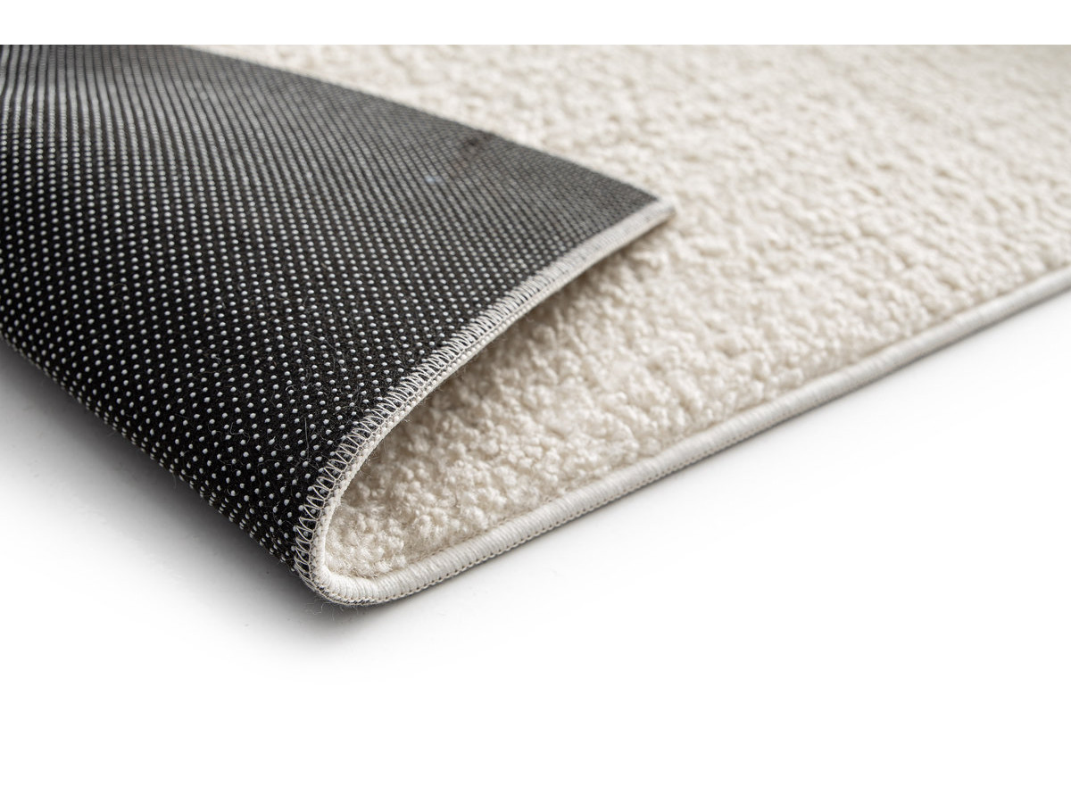 Tapis poils courts NOBU uni effet bouclette