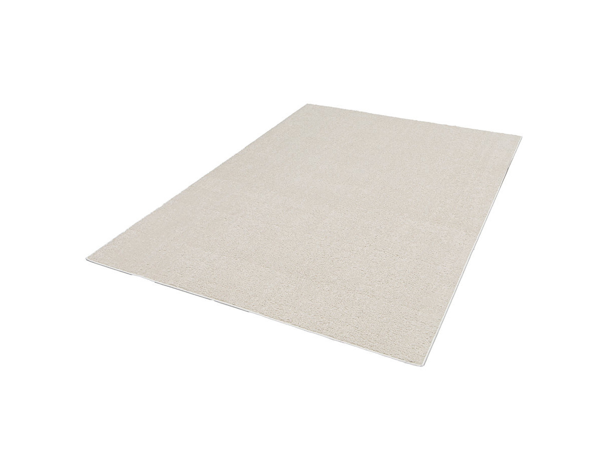 tapis poils courts nobu uni effet bouclette gekleurd crème