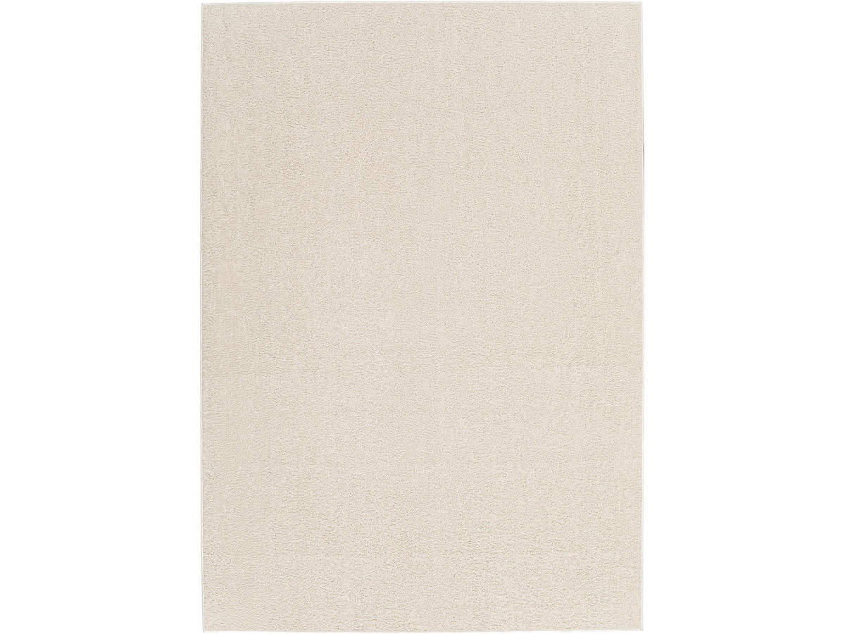 Tapis poils courts NOBU uni effet bouclette