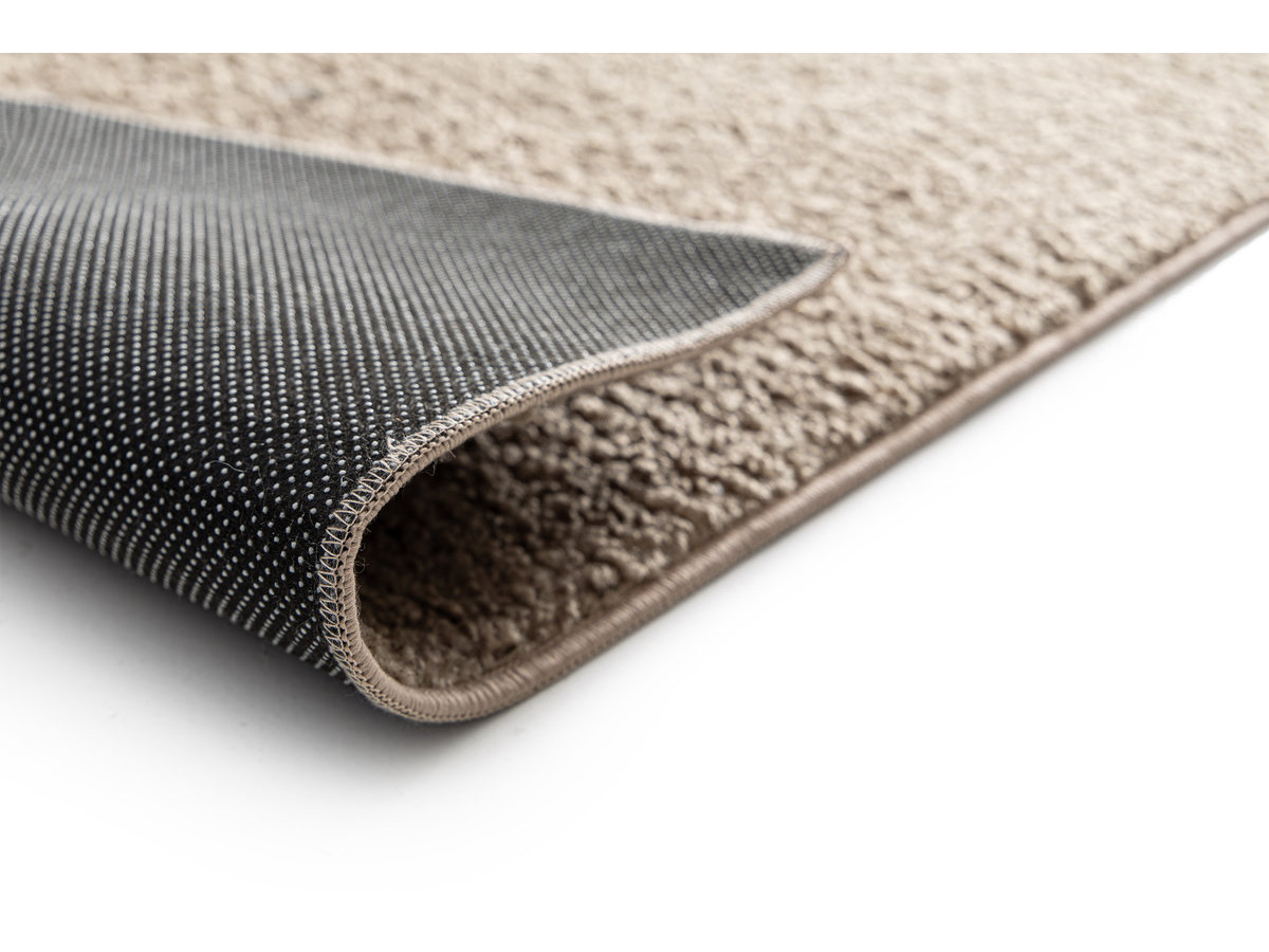 Tapis poils courts NOBU uni effet bouclette