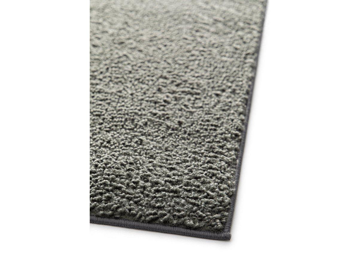 Tapis poils courts NOBU uni effet bouclette vert — vue 6