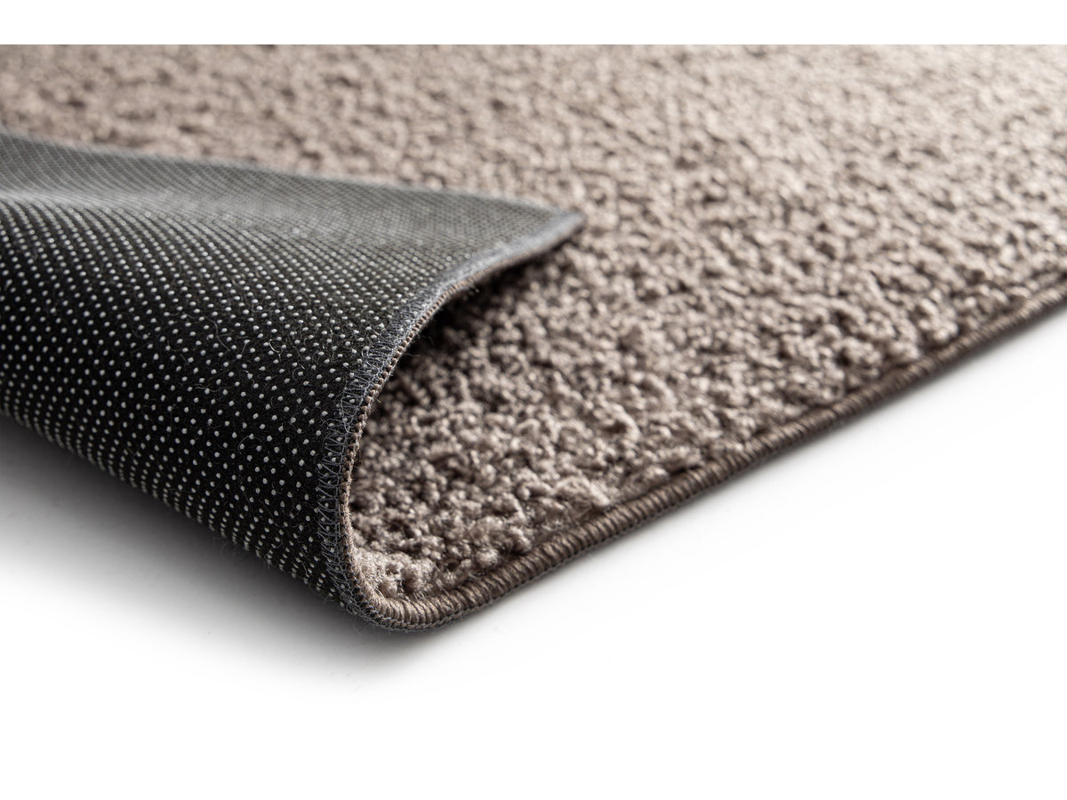 Tapis poils courts NOBU uni effet bouclette