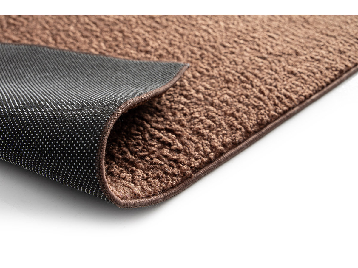 Tapis poils courts NOBU uni effet bouclette