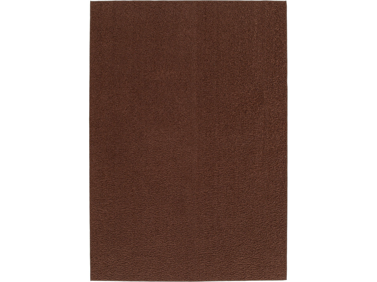 Tapis poils courts NOBU uni effet bouclette